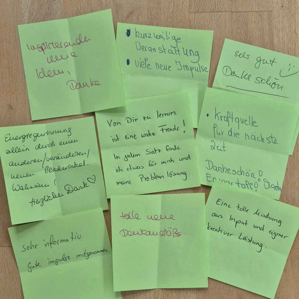 Feedback Workshop Ressourcenstärkung